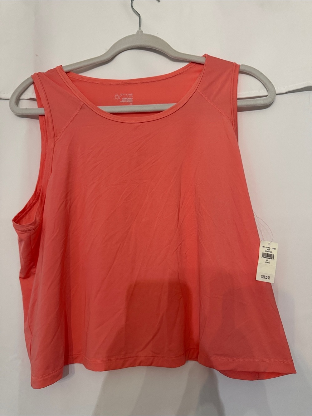 Offline by Aerie coral crop tank NWT